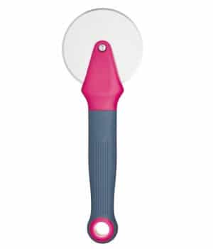 Pizza Wheel: Soft Touch Pink Pizza Cutter, Stainless Steel
