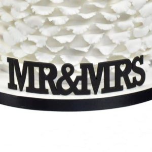 Cutter: Curved Words Cutter 'Mr & Mrs', Plastic
