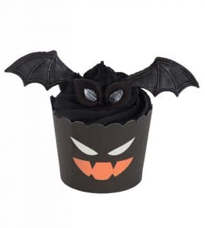 Cupcake Kit: 6 x Halloween Cup Cake Cases and 6 x Halloween Sugar Decorations
