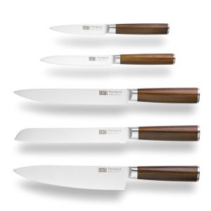Knife Set: 5 Piece Portland Knife Set, Stainless Steel