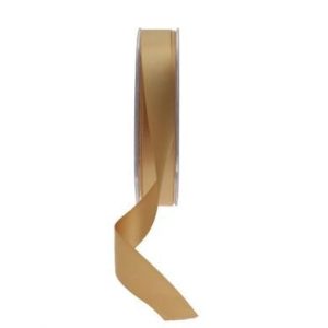 Ribbon: 15mm x 1 Meter Satin Ribbon, Gold
