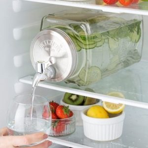 Drinks Dispenser: 3 Litre Kilner Fridge Dispenser, Glass