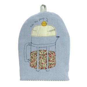 Coffee Cosy: 8 Cup Cafetiere Coffee Cosy, Blue