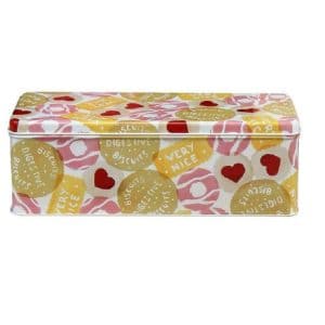 Biscuit Tin: 24cm x 10cm x 8cm Emma Bridgewater Biscuits Storage Tin