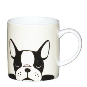 Espresso Mug: 1 x 80ml Bulldog Espresso Mug, Ceramic
