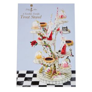 Tiered Cake Stand: 3 Tier Alice in Wonderland Tree Shaped Cake Stand, Cardboard