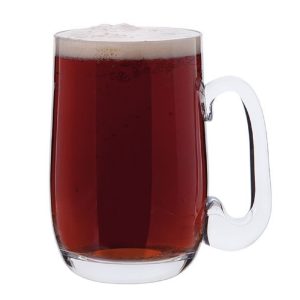 Tankard: 1 x 60cl Dartington Crystal Falstaff Beer Tankard, Glass