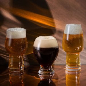 Beer Glass Set: 3 x Dartington Crystal Three Cheers for Beers, Glass