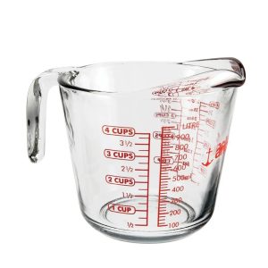 Measuring Jug: 1 Litre Measuring Jug, Glass