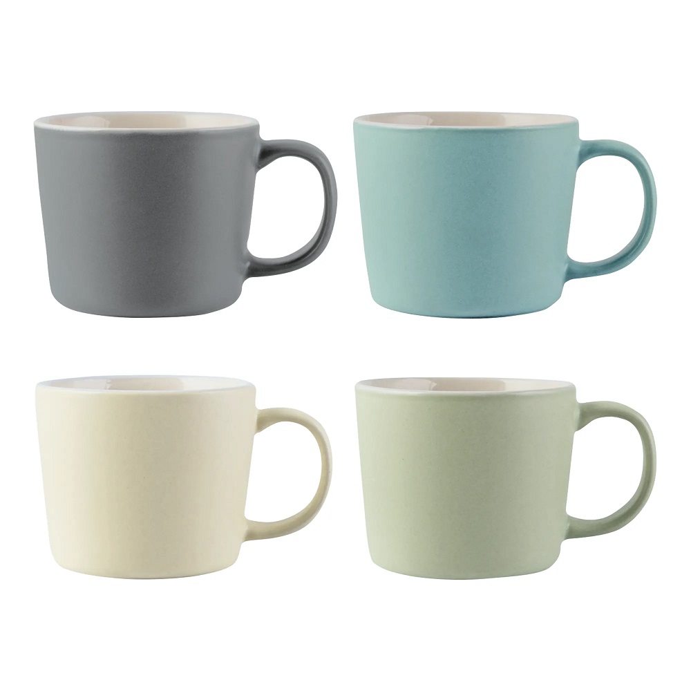 Mug Set: 4 x 65ml La Cafetiere Espresso Cups, Ceramic
