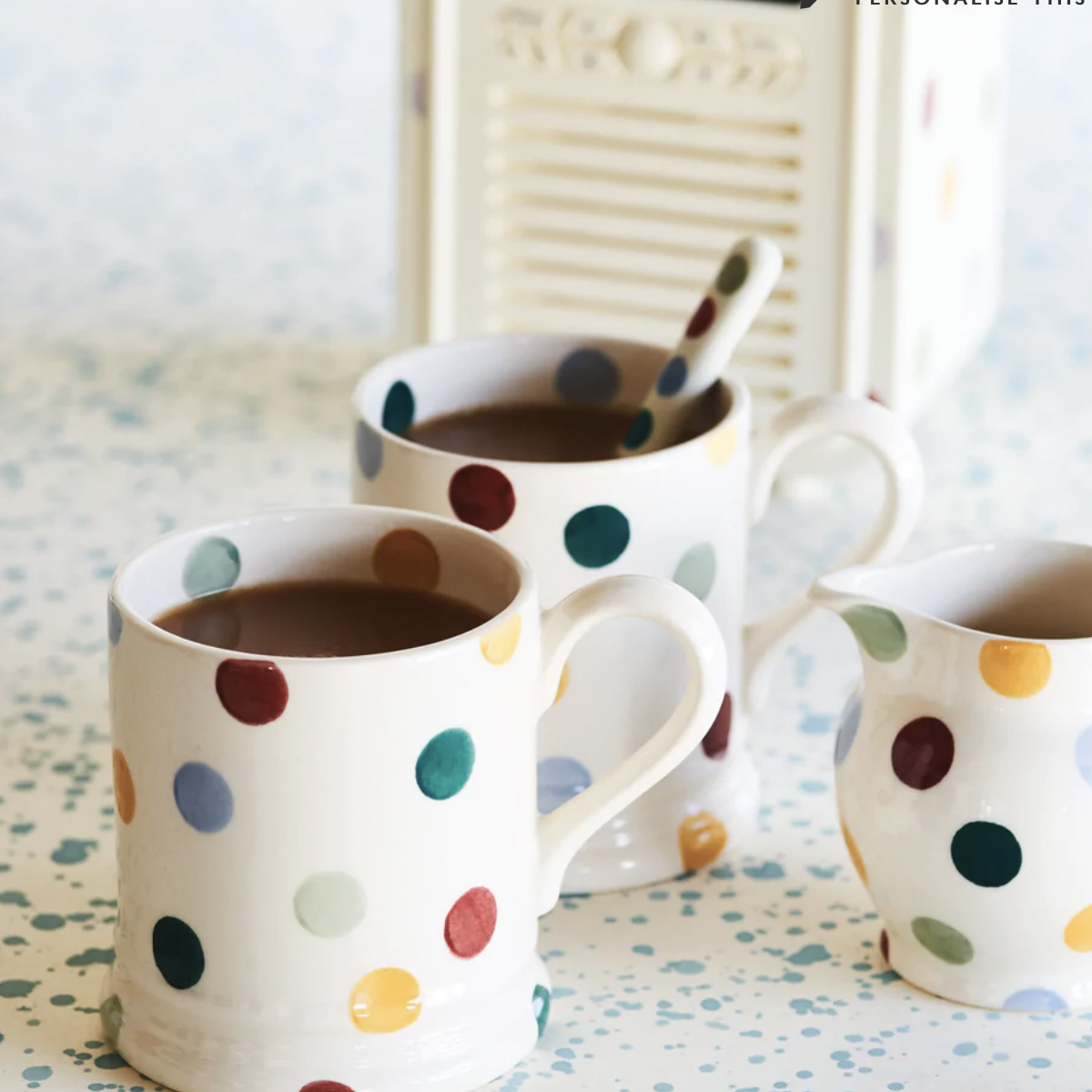 Mug: 1 x 300ml Emma Bridgewater Polka Dot Half Pint Mug, Ceramic - Image 6