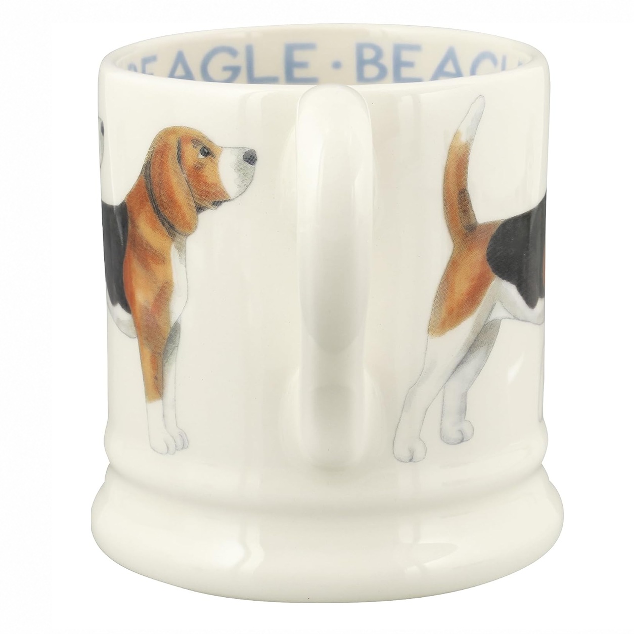 Mug: 1 x 300ml Emma Bridgewater Beagle 1/2 Pint Mug, Ceramic