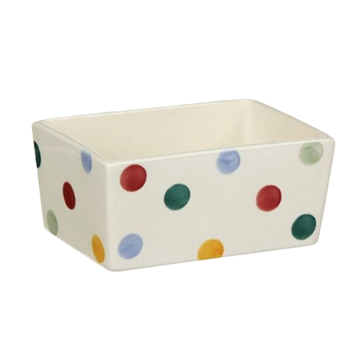 Butter Dish: Emma Bridgewater Polka Dot Butter Dish, Ceramic - Image 4
