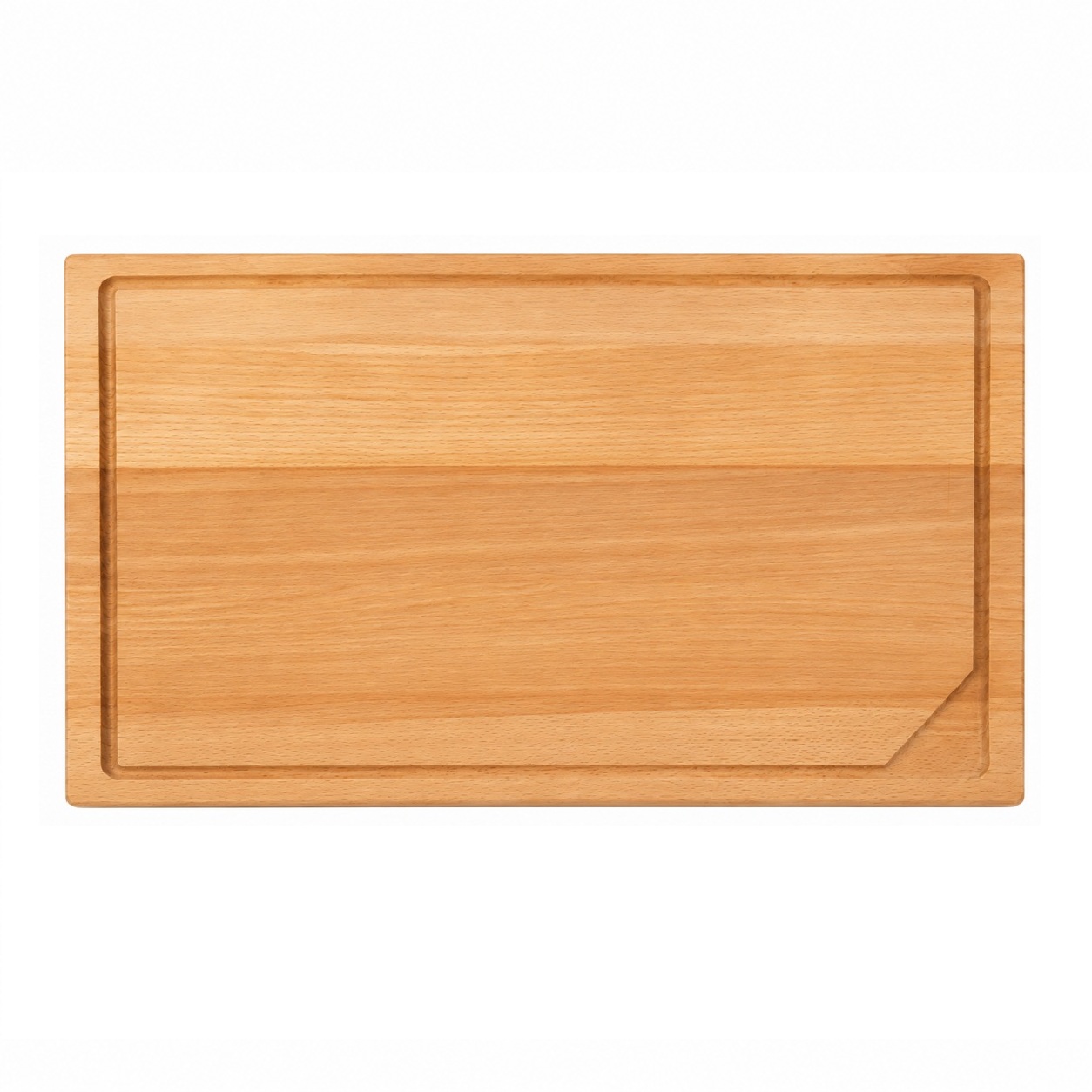 Carving Board: 45cm x 31cm x 3cm Carving Board, Beech