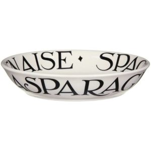 Pasta Bowl: 24cm Emma Bridgewater Black Toast Medium Pasta Bowl, Ceramic