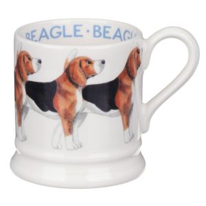 Mug: 1 x 300ml Emma Bridgewater Beagle 1/2 Pint Mug, Ceramic