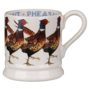 Mug: 1 x 300ml Emma Bridgewater Pheasant Half Pint Mug, Ceramic