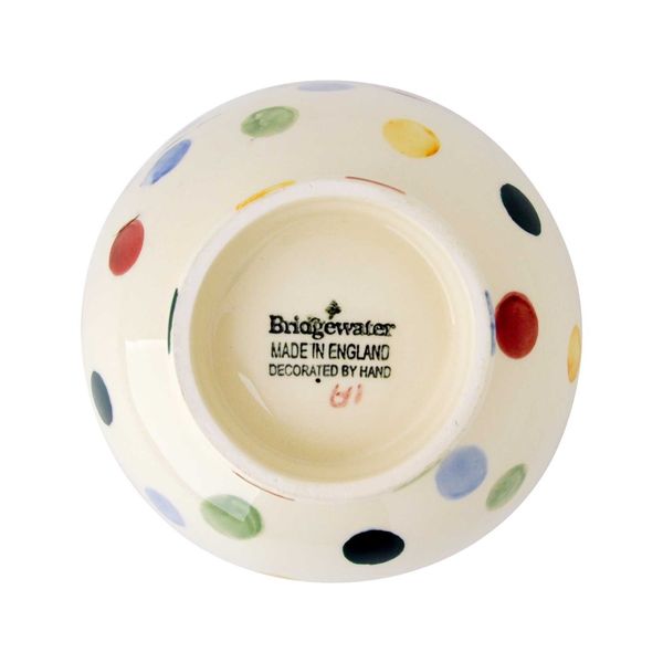 French Bowl: 13.5cm Emma Bridgewater Polka Dot French Bowl, Ceramic