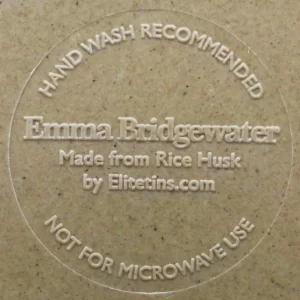 Dinner Plate: 1 x 25.5cm Emma Bridgewater Spring Plate, Rice Husk
