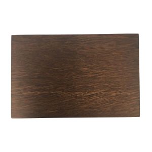 Serving Board: 45cm x 31cm x 3cm Hand Carved Board, Brown Oak