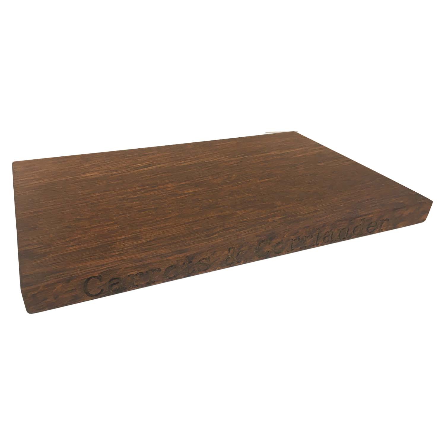 Serving Board: 45cm x 31cm x 3cm Hand Carved Board, Brown Oak - Image 3