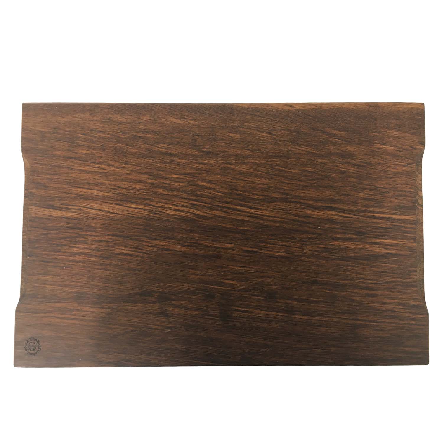 Serving Board: 45cm x 31cm x 3cm Hand Carved Board, Brown Oak - Image 5