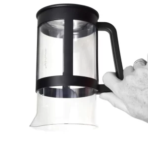 Cafetiere: 8 Cup Aerolatte Press & Go Cafetiere, Glass