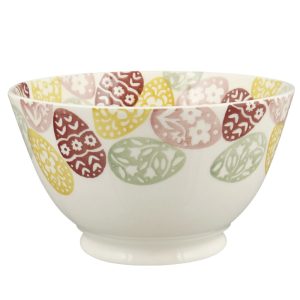 Serving Bowl: 16cm Serving Bowl Emma Bridgewater Easter Eggs Medium Old Bowl, Ceramic
