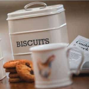 Biscuit Tins, Barrels & Jars