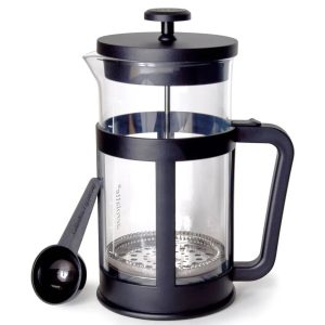Cafetiere: 8 Cup 1000ml Aerolatte Press & Go Cafetiere, Glass