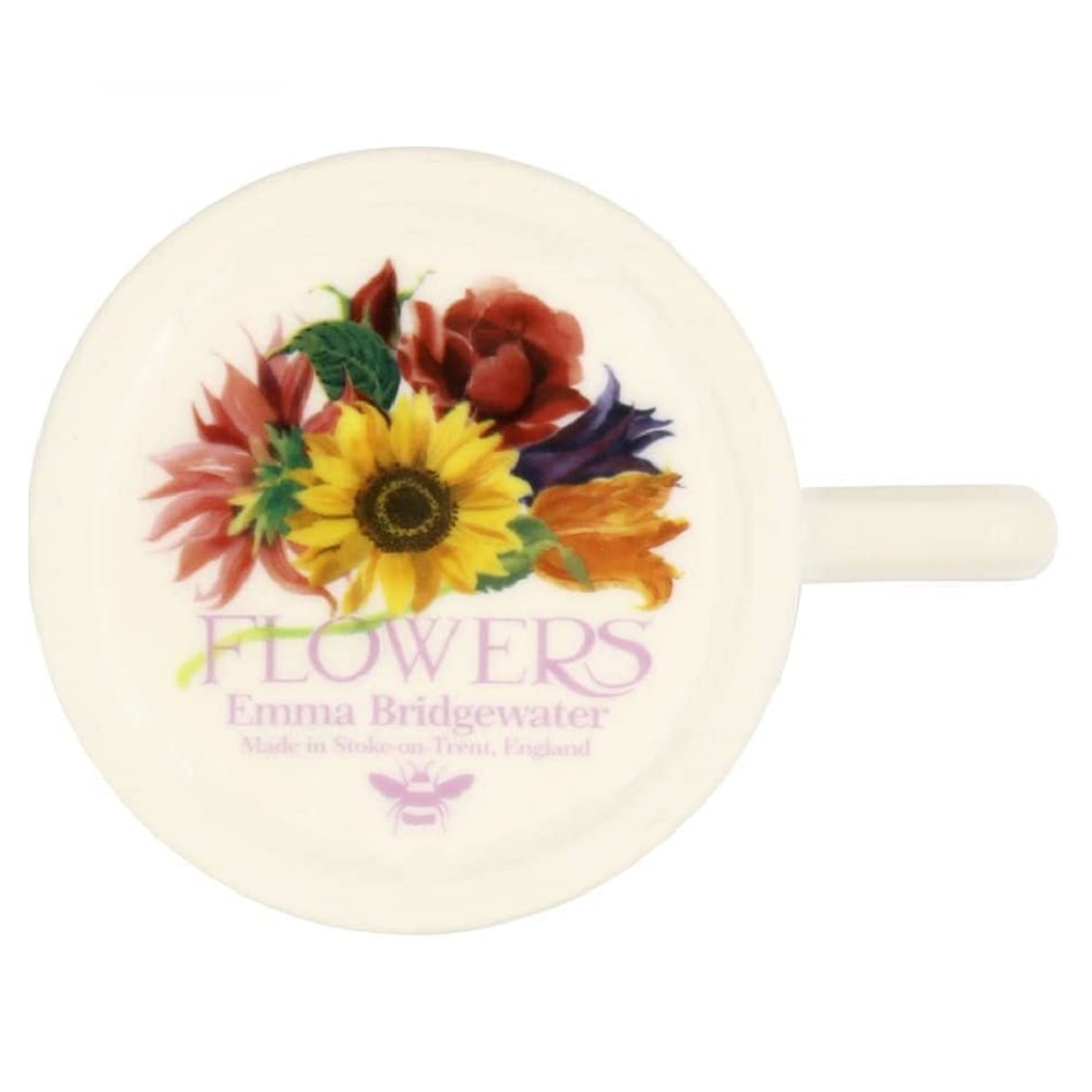 Mug: 1 x 300ml Emma Bridgewater Blue Iris Half Pint Mug, Ceramic - Image 4
