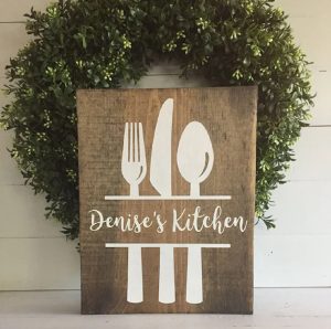 Hanging Signs, Pictures and Kitchen Decoration
