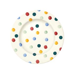 Breakfast/Salad Plate: 1 x 21.5cm Emma Bridgewater Breakfast/Salad Plate Polka Dot, Ceramic