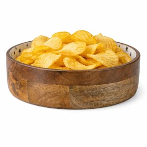Bowl: 1 x 23cm Starry Skies Bowl, Mango Wood
