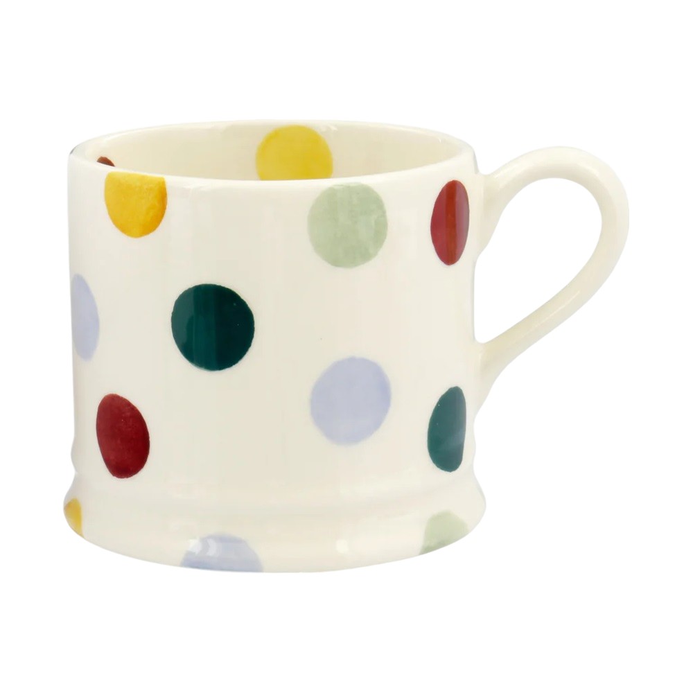 Mug: 1 x 175ml Emma Bridgewater Polka Dot Mug, Ceramic