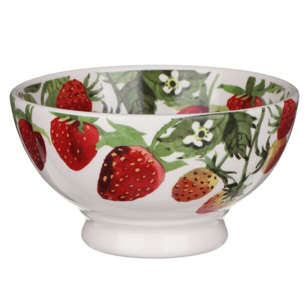 French Bowl: 13.5cm Emma Bridgewater Strawberries French Bowl, Ceramic