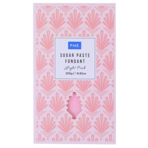 Sugar Paste: 250g PME Sugar Paste, Light Pink