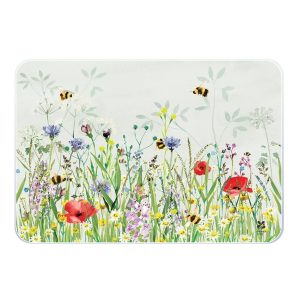 Glass Worktop Saver: 40cm x 30cm National Trust Bees