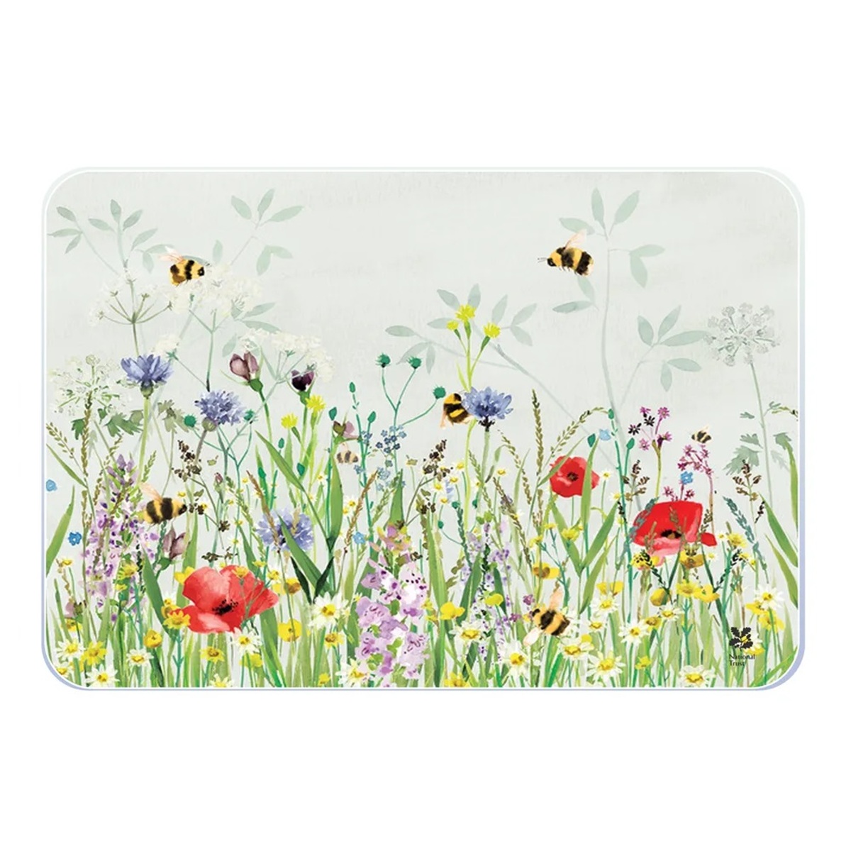 Glass Worktop Saver: 40cm x 30cm National Trust Bees