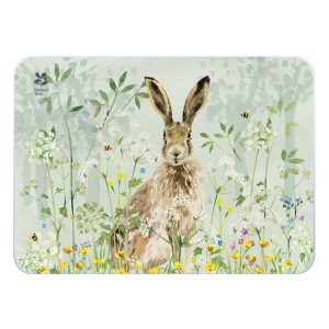 Glass Worktop Saver: 50cm x 40cm National Trust Hare