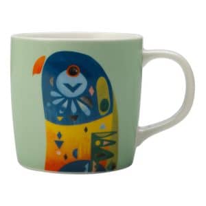 Mug: 1 x 375ml Maxwell & Williams Pete Cromer Lorikeet Design Mug, Porcelain