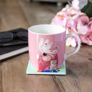 Mug: 1 x 375ml Maxwell & Williams Pete Cromer Galah Design Mug, Porcelain