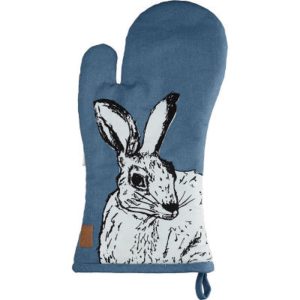 Oven Mitt: Into the Wild Oven Glove, Hare, Cotton