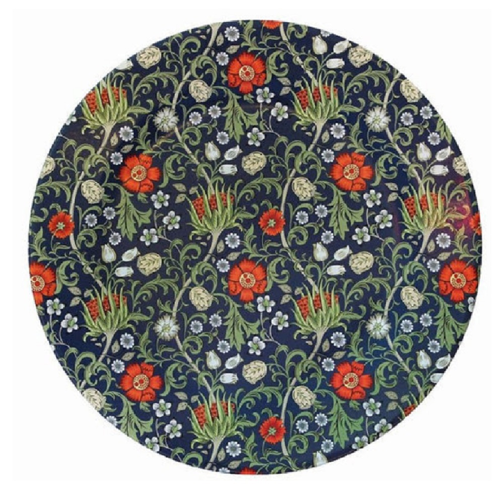 Dinner Plate: 1 x 26cm Arts & Crafts - Artichoke Dinner Plate, Tin