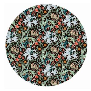 Dinner Plate: 1 x 26cm Arts & Crafts - Lily Dinner Plate, Tin