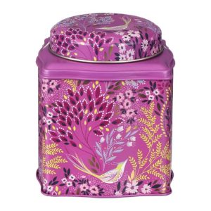 Tea Storage: 10.5cm x 10.5cm x 11cm Sara Miller Haveli Tea Caddy, Cut Dome