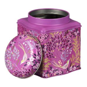 Tea Storage: 10.5cm x 10.5cm x 11cm Sara Miller Haveli Tea Caddy, Cut Dome