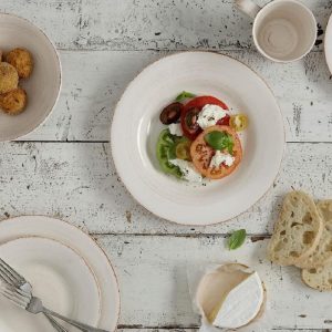 Casa Domani Portofino Range: Fresh and contemporary classic white dinnerware