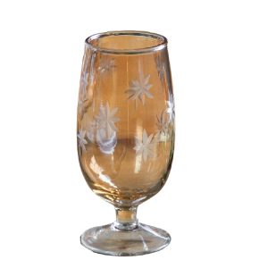 Hi Ball Glasses: 4 x Starry Skies Gold Water Glasses, Glass