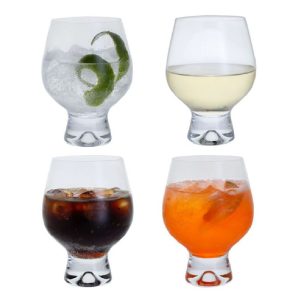 Hi Ball Glasses: 4 x 570ml Dartington Crystal All Rounder Tumblers, Dartington Crystal